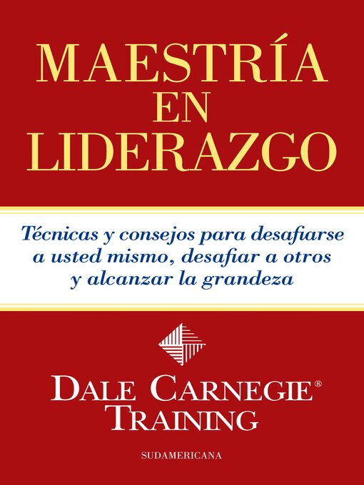Title details for Maestría en liderazgo by DALE CARNEGIE & ASSOCIATES INC. - Wait list